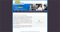 Desktop Screenshot of nite.co.in